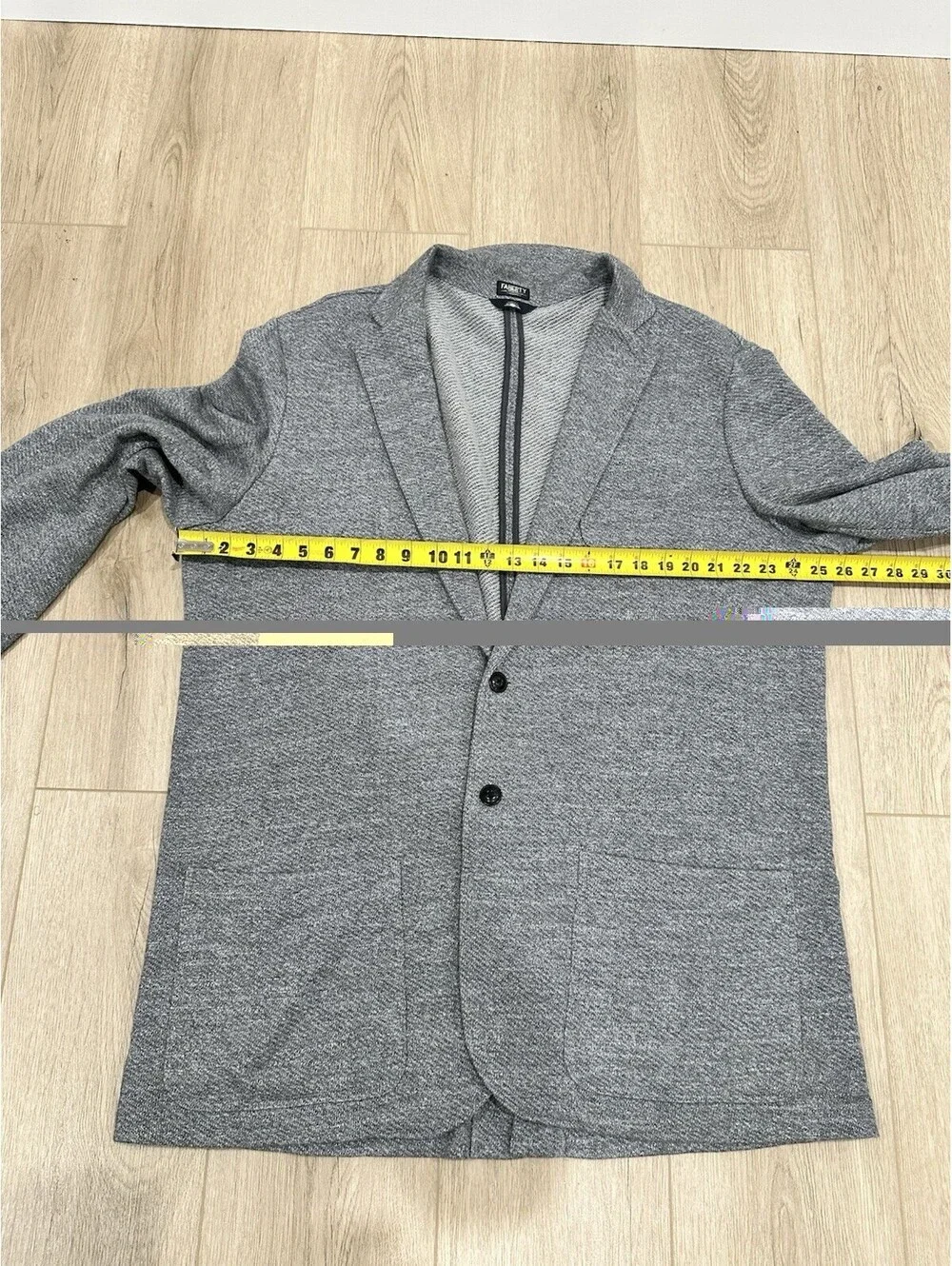 Faherty The Inlet Blazer Mens 2XLT Unstructured Cotton Light Grey
